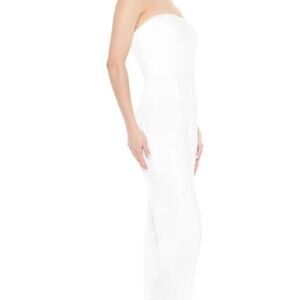 Strapless Wide-Leg Jumpsuit